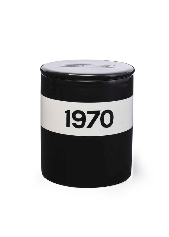 Bella Freud Ceramic 1970 Candle In Black