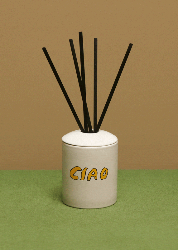 Bella Freud Ciao Diffuser In White And Yellow
