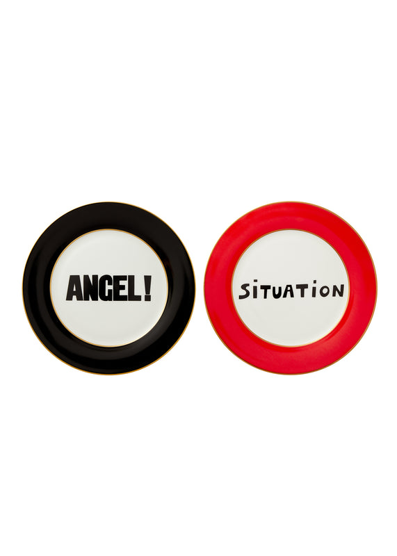 bella freud Dinner Plate Set - Angel /Situation