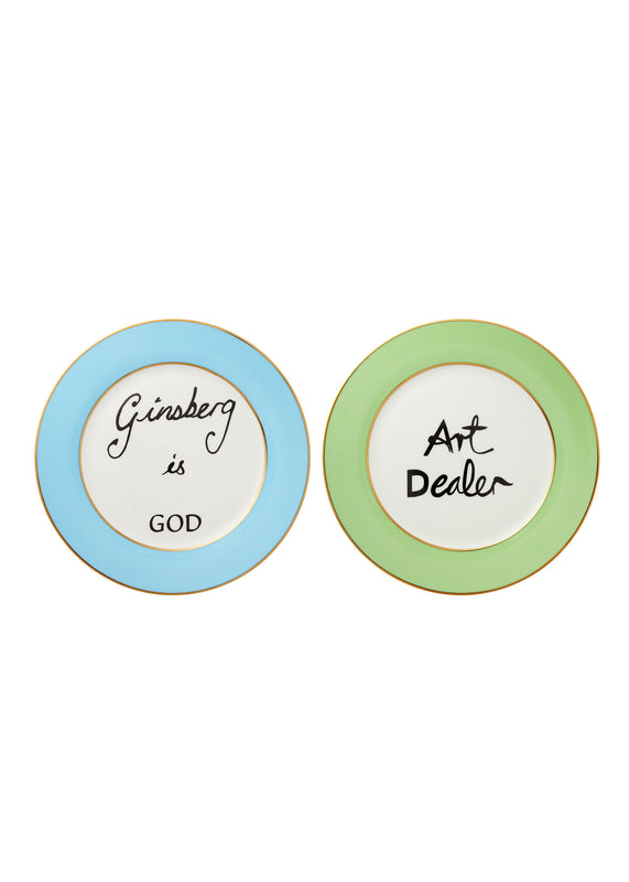 bella freud Dinner Plate Set - Ginsberg/Art Dealer