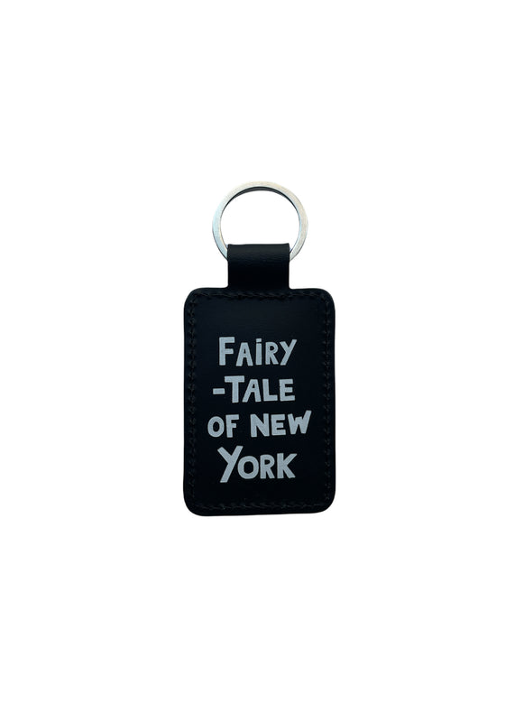 bella freud Fairytale Of New York Keyring in Black