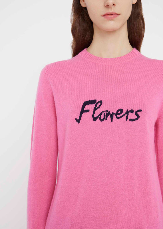 Bella Freud FLOWER JUMPER | PINK | XS – Bella Freud
