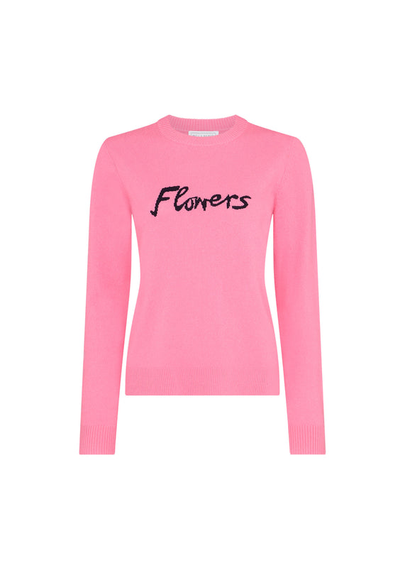 bella freud FLOWER JUMPER | PINK | XS – Bella Freud