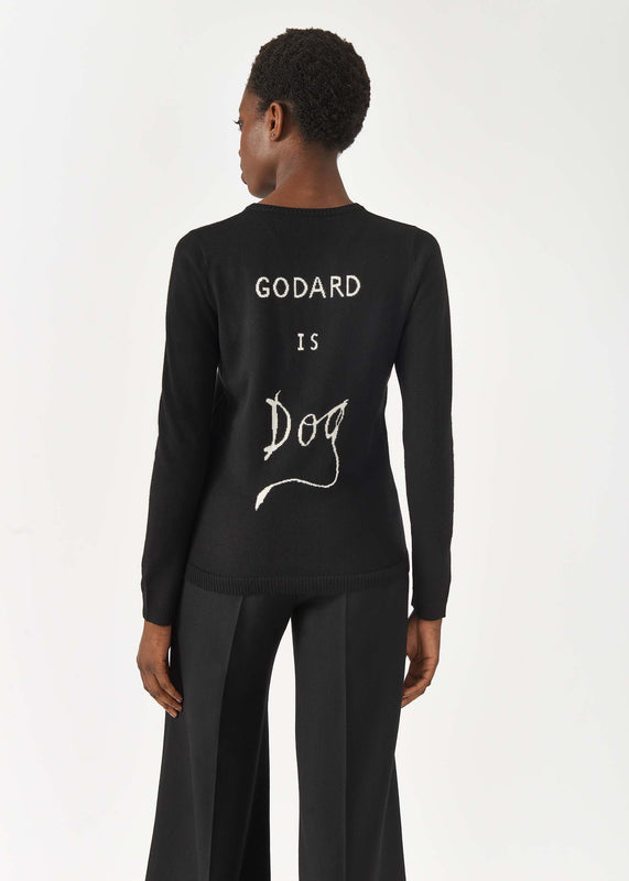 Bella Freud Ginsberg Is God Jumper In Black