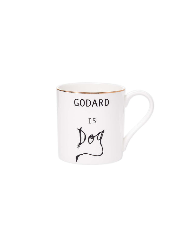 Bella Freud Ginsberg Is God Mug In White