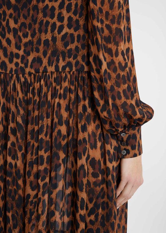 Bella Freud HERCOLANI DRESS | LEOPARD | 6 – Bella Freud