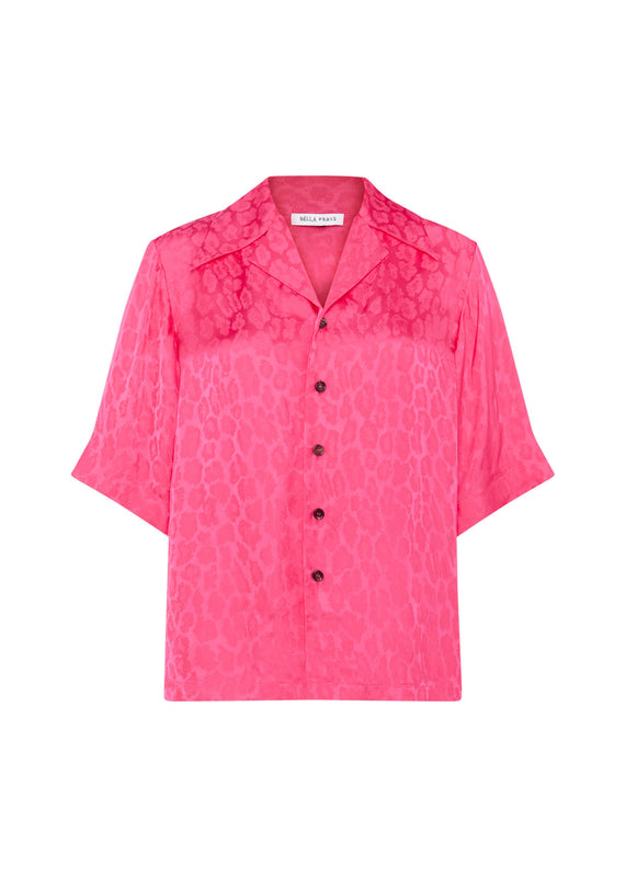 bella freud Bella Freud Leopard Holiday Shirt l Bella Freud