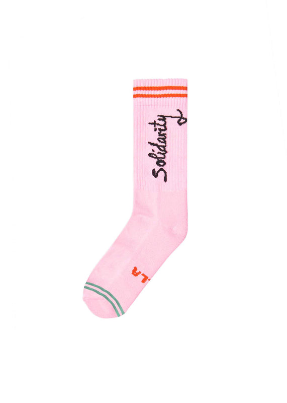 Bella Freud Lion Socks In Pink