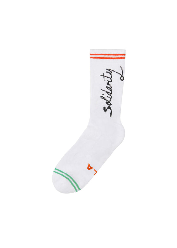 Bella Freud Lion Socks In White