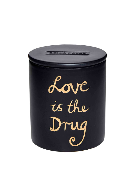 Bella Freud Love Is The Drug Candle In Black