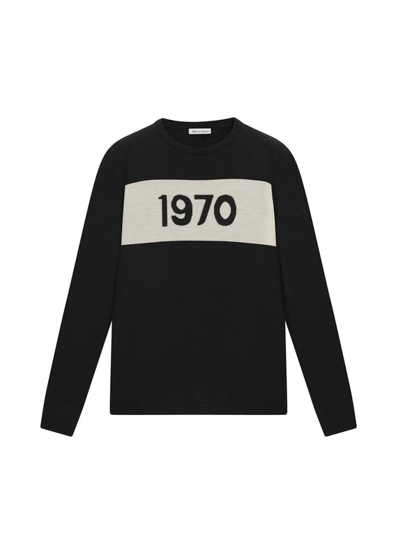 bella freud Mens 1970 Jumper in Black