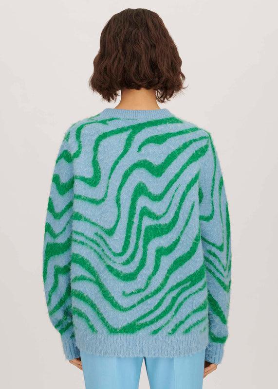 Bella Freud Bella Freud Mirage Zebra Jumper L Bella Freud