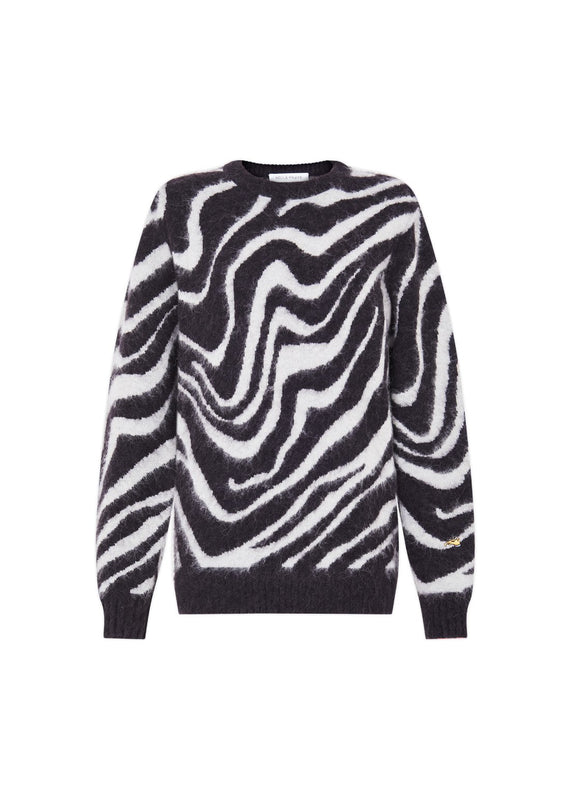 bella freud Bella Freud Mirage Zebra Jumper l Bella Freud