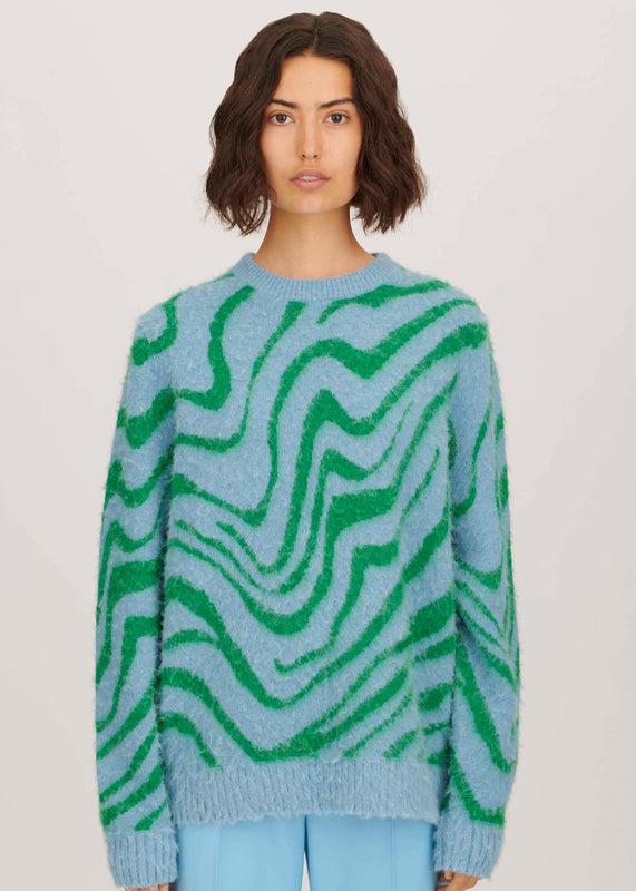 Bella Freud Bella Freud Mirage Zebra Jumper L Bella Freud