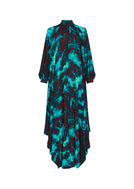bella freud Bella Freud Printed Draped Dress l Bella Freud