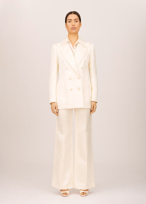 Bella Freud Satin Bianca Jacket