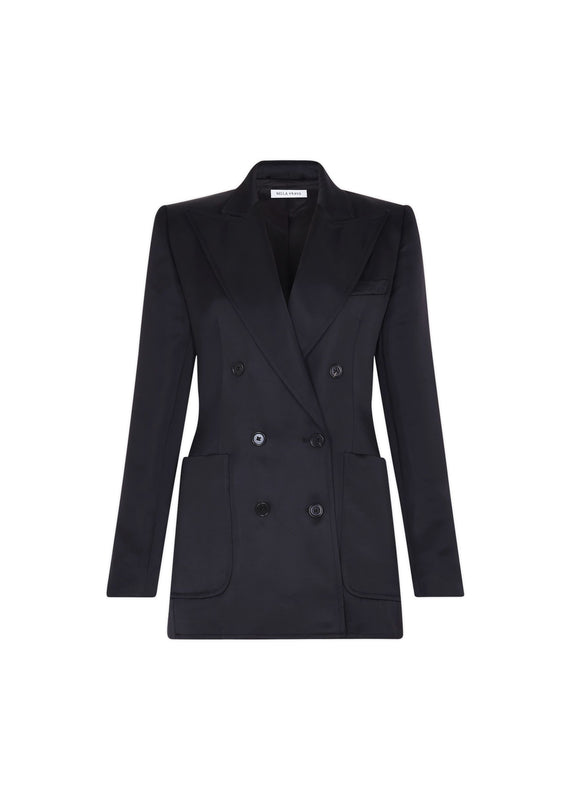 bella freud Bella Freud Satin Bianca Jacket l Bella Freud