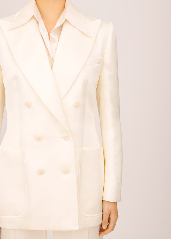 Bella Freud Satin Bianca Jacket