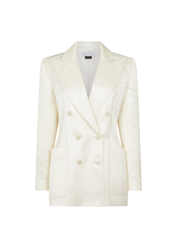bella freud Satin Bianca Jacket