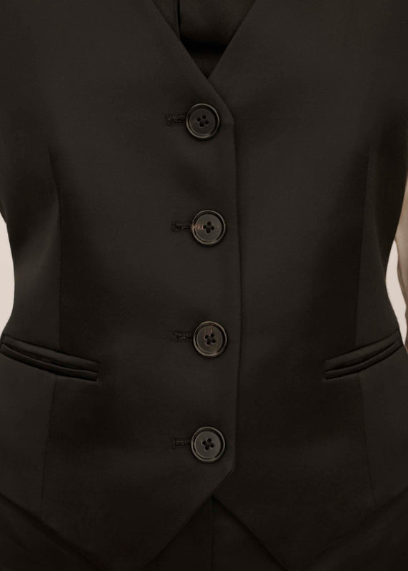 Bella Freud Bella Freud Satin Chrissie Waistcoat L Bella Freud