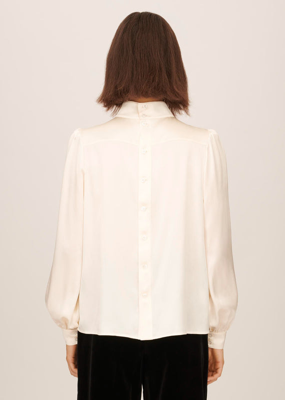 Bella Freud Bella Freud Satin Frill Shirt L Bella Freud