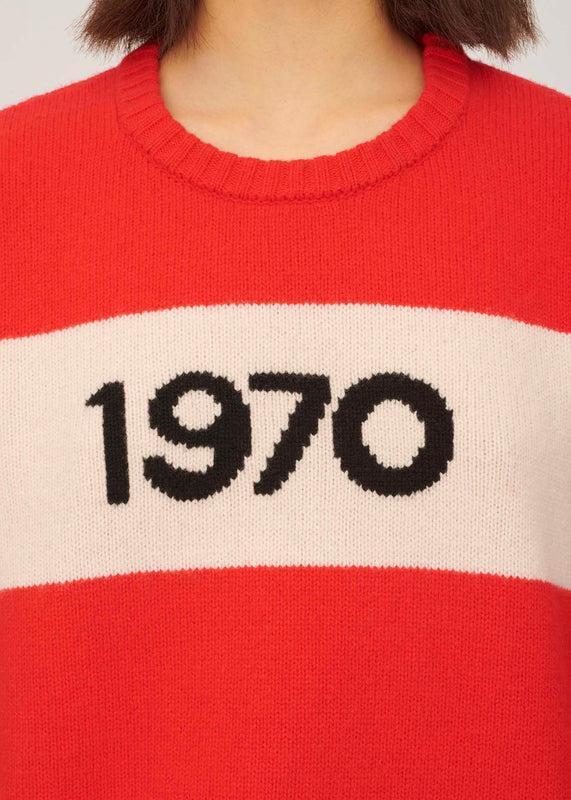 Bella Freud Shop The 1970 Oversized Jumper In Red