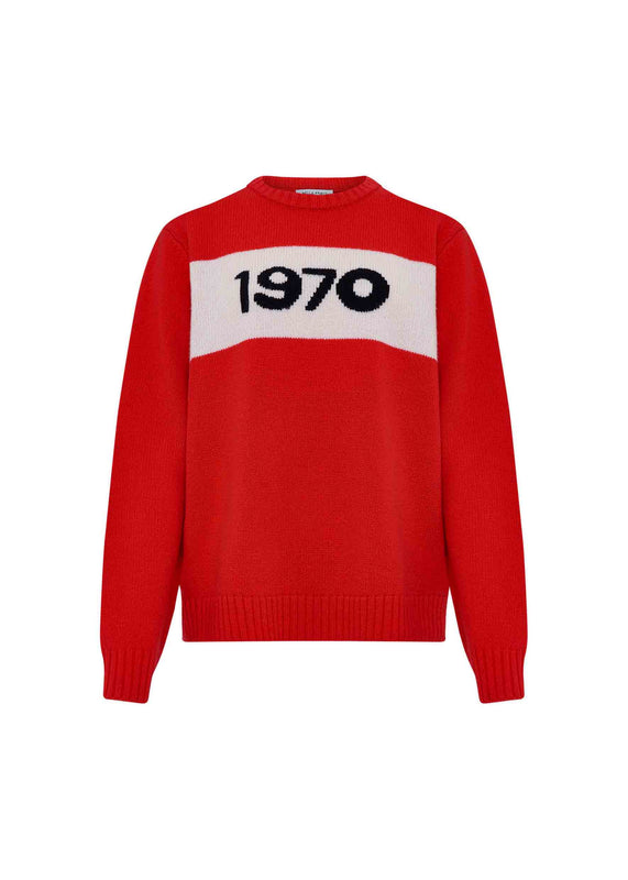 bella freud Shop the 1970 Oversized Jumper in Red