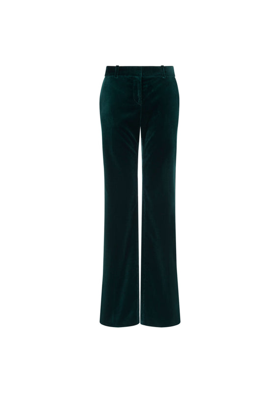 bella freud Velvet 1976 Trouser in Green