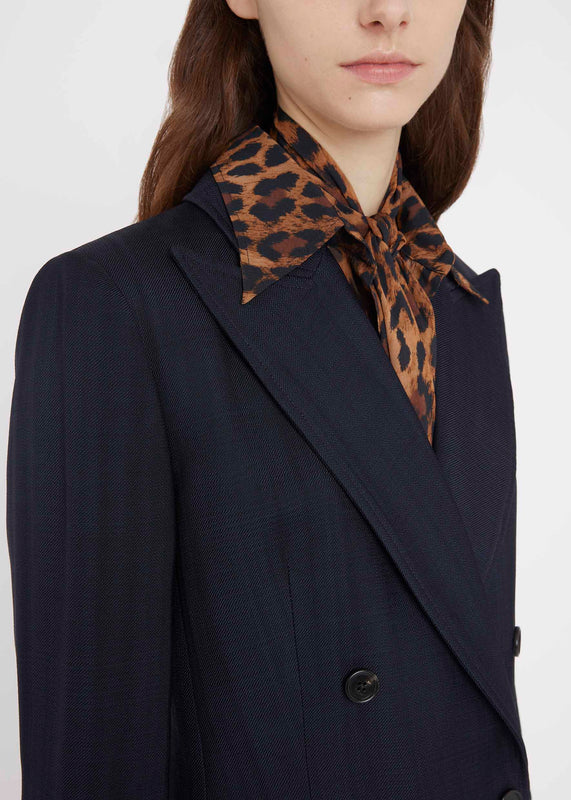 Bella Freud BIANCA JACKET HOPSACK | NAVY | 6 – Bella Freud