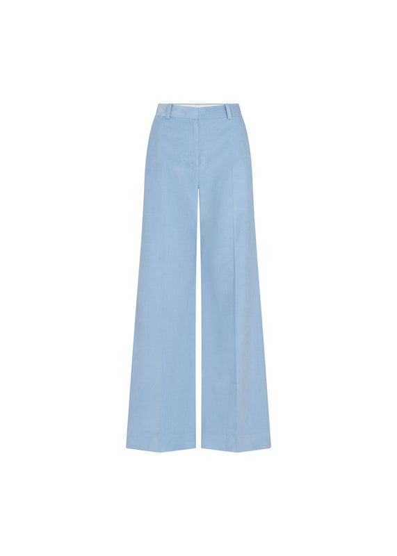 bella freud BIANCA TROUSER CORDUROY | SKY BLUE | 6 – Bella Freud