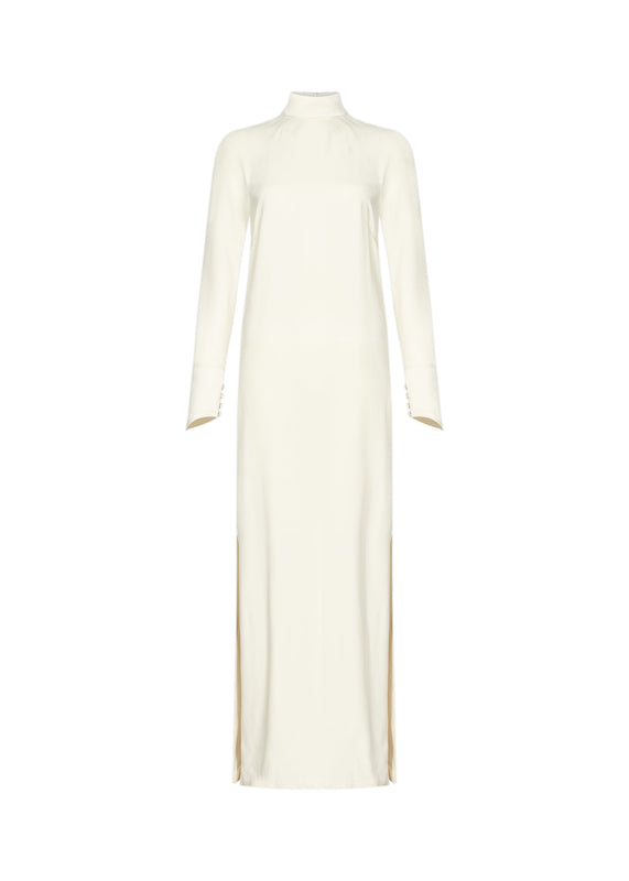 bella freud California Dreaming Dress in Caffe Crème l Bella Freud