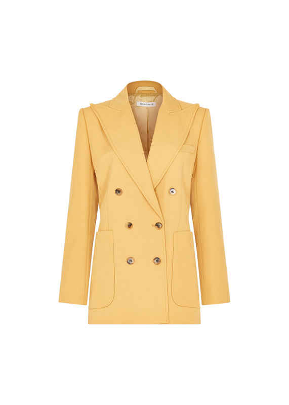 bella freud Cavalry Twill Bianca Jacket in Dune l Bella Freud