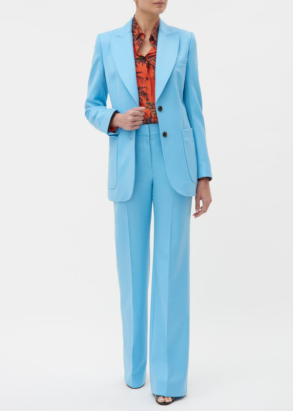 bella freud Cavalry Twill Saint James Jacket in Black