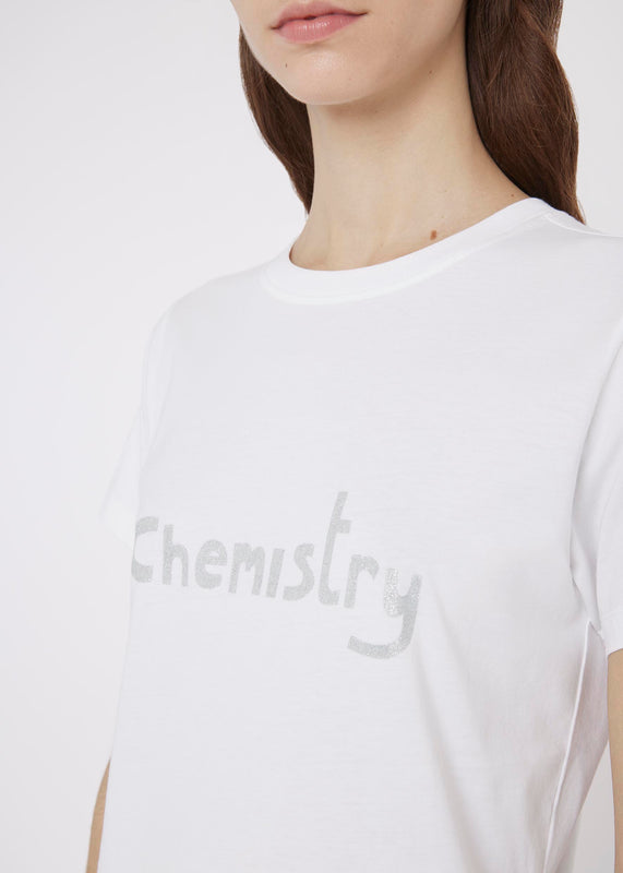 Bella Freud CHEMISTRY CLASSIC T-SHIRT | WHITE MULTI | XS – Bella Freud