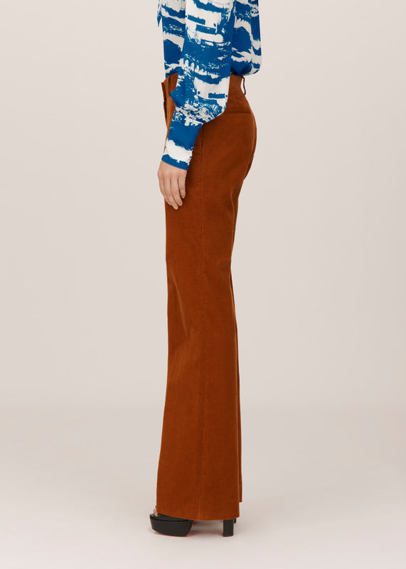 Bella Freud Corduroy 1976 Trouser In Tobacco L Bella Freud