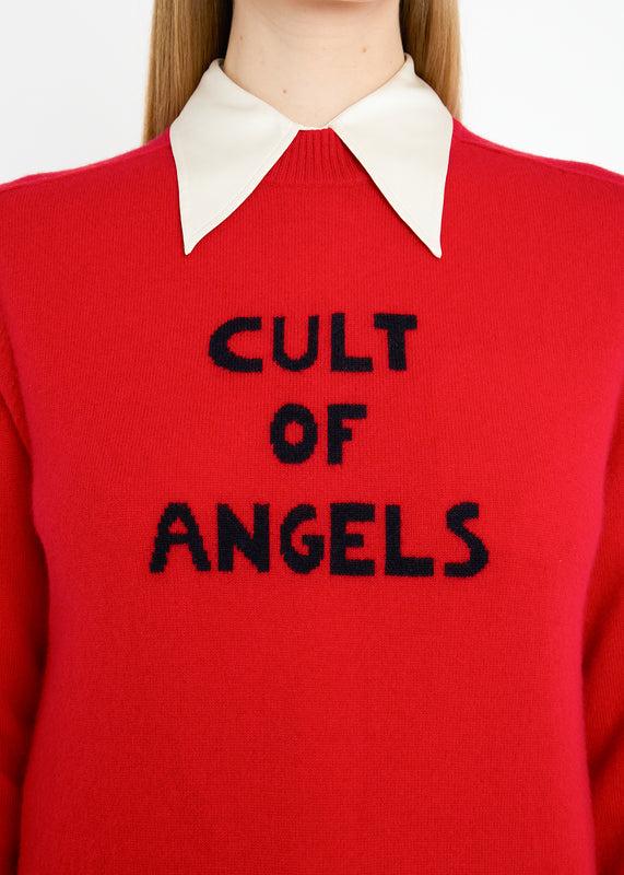 Bella Freud CULT OF ANGELS JUMPER | RED | XS – Bella Freud