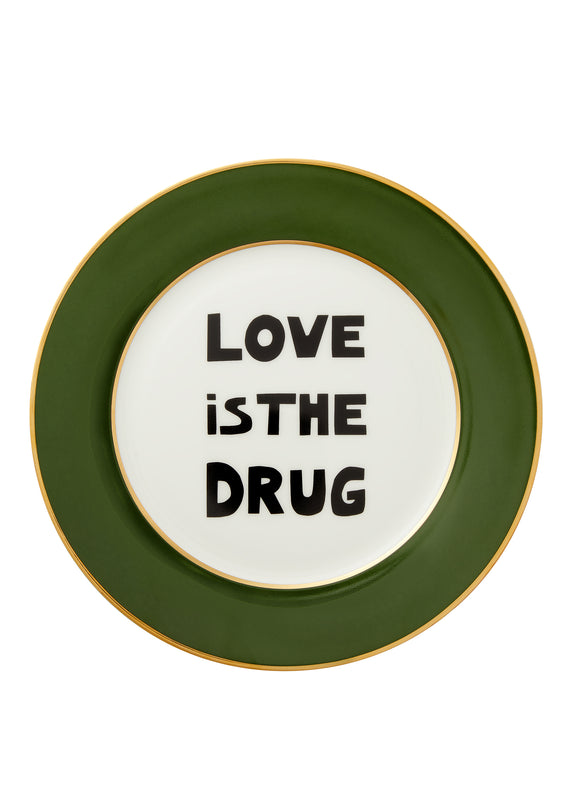 Bella Freud Dinner Plate Set - Love Is The Drug/Postmodern