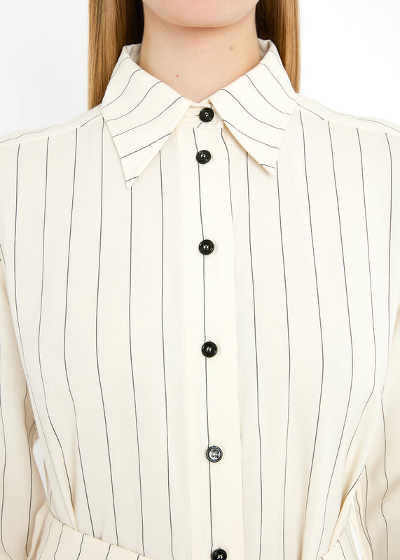 Bella Freud FARIDA DRESS | VITO PINSTRIPE | 6 – Bella Freud