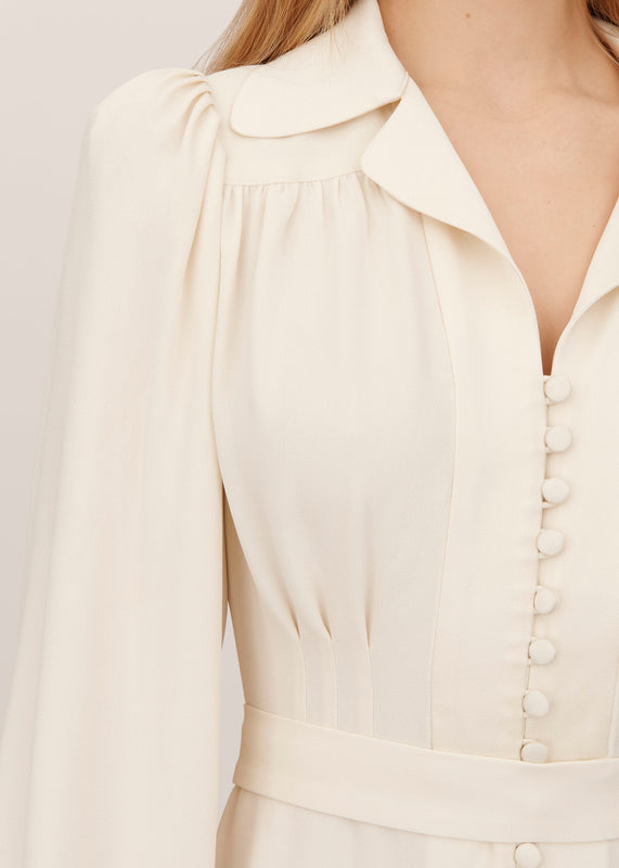 Bella Freud Floria Dress In Caffe Cremel Bella Freud