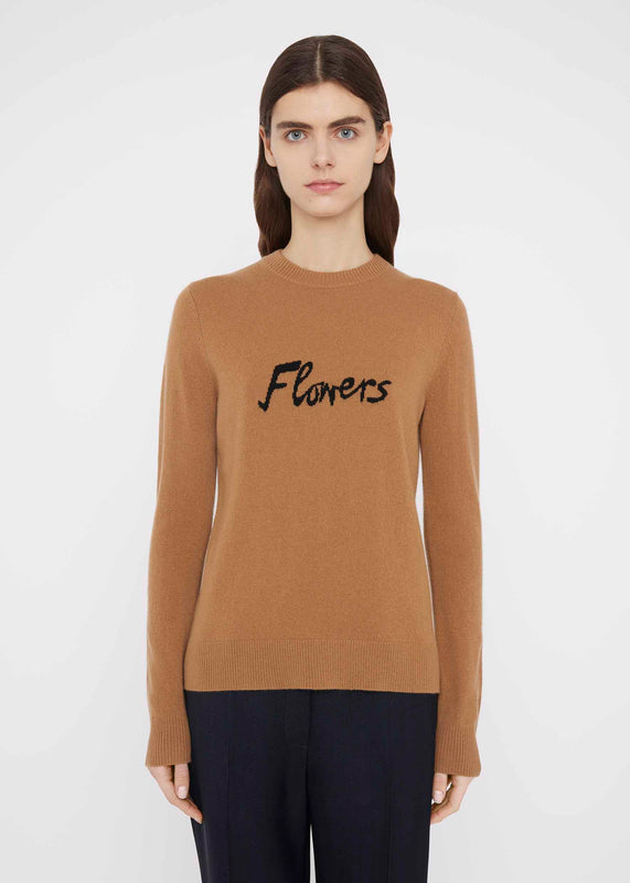 Bella Freud FLOWER JUMPER | BROWN SUGAR | XS – Bella Freud