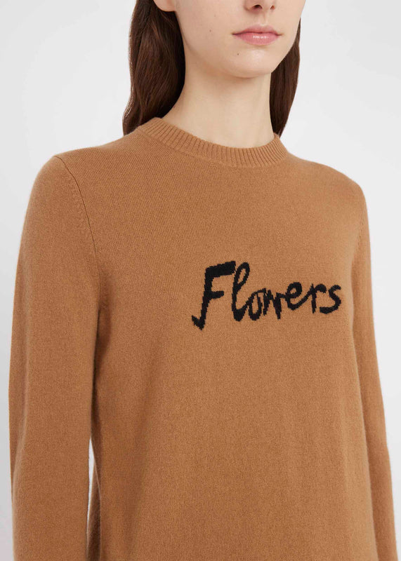 Bella Freud FLOWER JUMPER | BROWN SUGAR | XS – Bella Freud