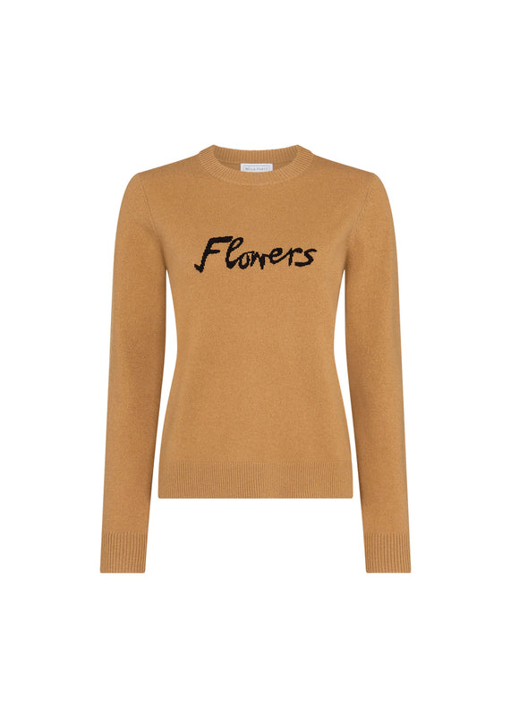 bella freud FLOWER JUMPER | BROWN SUGAR | XS – Bella Freud