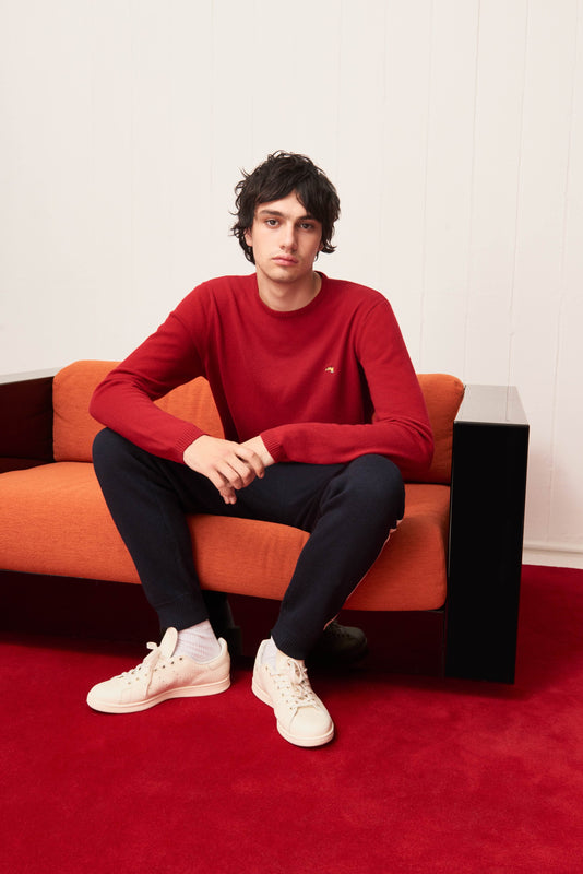 Bella Freud Mens Dog Emblem Cashmere Jumper – Bella Freud