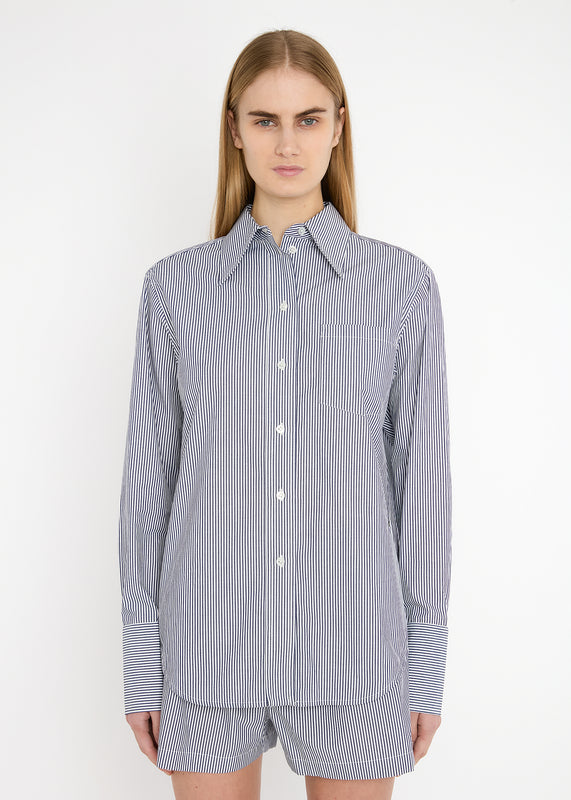 Bella Freud PAINTER SHIRT | CAMBRIDGE STRIPE | 6 – Bella Freud