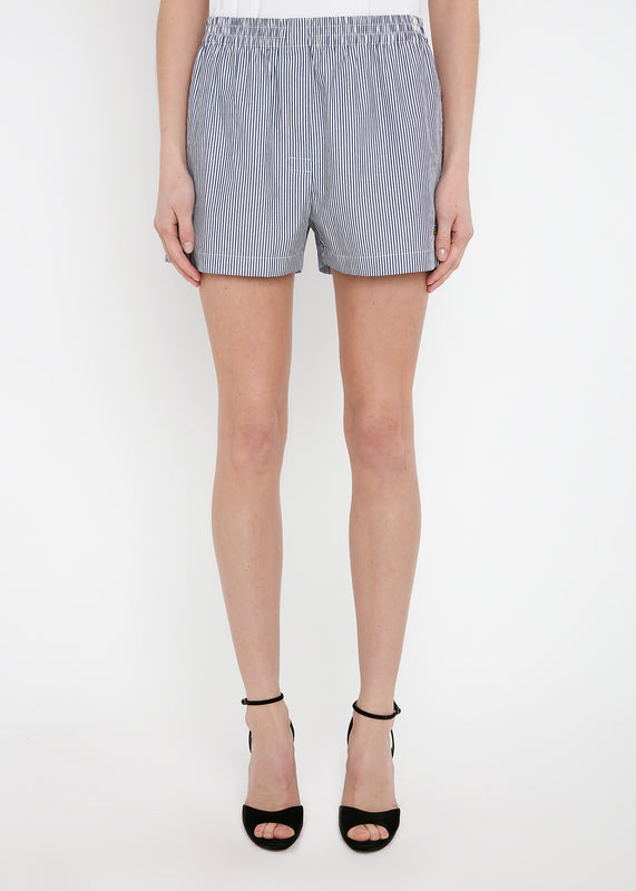 Bella Freud PYJAMA SHORTS | CAMBRIDGE STRIPE | S – Bella Freud