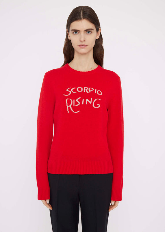 Bella Freud SCORPIO RISING JUMPER | RED | XS – Bella Freud
