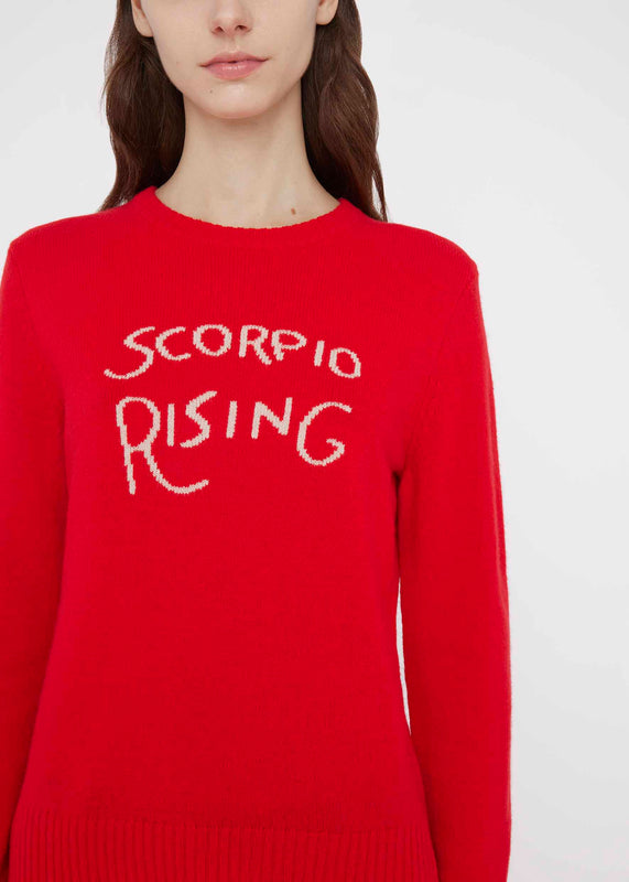Bella Freud SCORPIO RISING JUMPER | RED | XS – Bella Freud