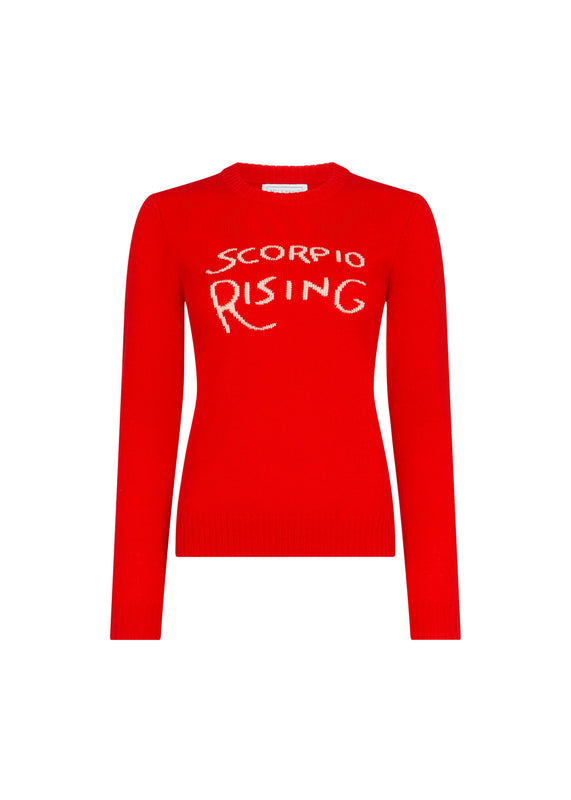 bella freud SCORPIO RISING JUMPER | RED | XS – Bella Freud