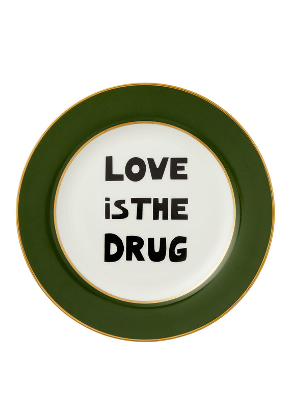 Bella Freud Side Plate Set - Love Is The Drug/Postmodern