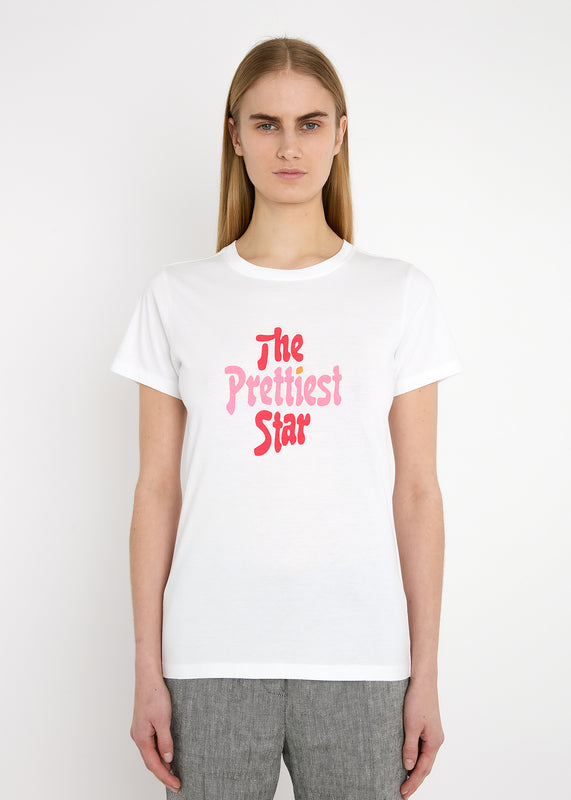 Bella Freud THE PRETTIEST STAR T-SHIRT | WHITE MULTI | XS – Bella Freud